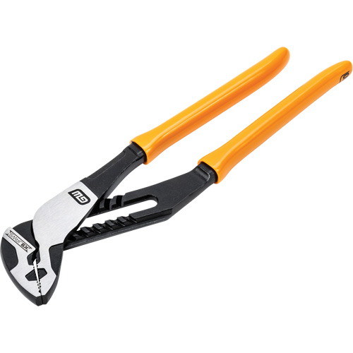 PITBULL K9 Straight Jaw Dipped Handle Tongue & Groove Pliers, 10" O-Max