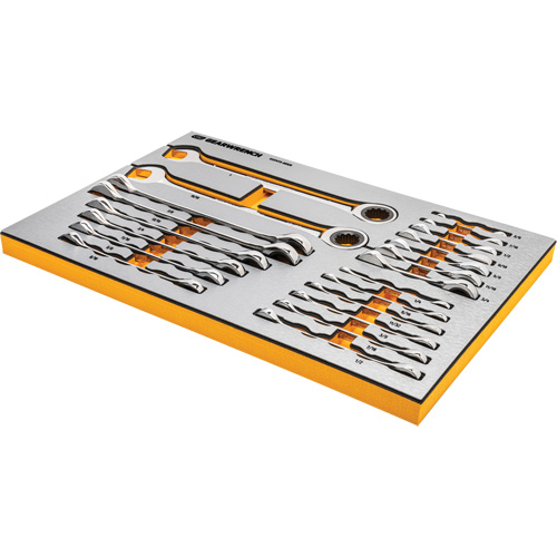 Jeu d'outils pour maître m&eacute;canicien MEGAMOD dans des plateaux en mousse modulaire de premi&egrave;re qualit&eacute; avec rangement d'outils, 1024 morceaux O-Max
