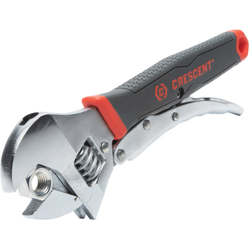 Cl&eacute; bimat&eacute;riau verrouillable et ajustable, 10" lo, la max. 2-18/25", Chrome/Poli O-Max