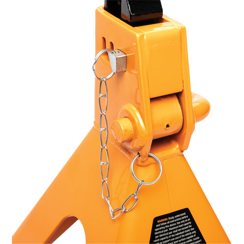 Ratcheting Jack Stand, Locking Pin, 3 tons Capacity, 11-3/4" - 17-1/2" H O-Max