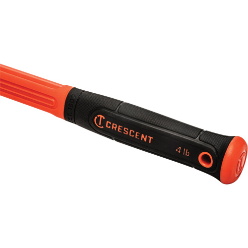 Marteau d'ing&eacute;nieur en fibre de verre, Poids de la t&ecirc;te 4 lb, 14" lo O-Max