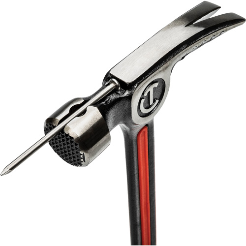 Marteau de charpente en acier avec face meul&eacute;e, 22 oz, Prise en Acier plein, 16" lo O-Max