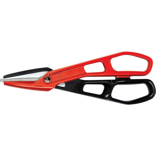 Lightweight Aluminum Tinner Snips, 3" Cut Length, Straight Cut O-Max