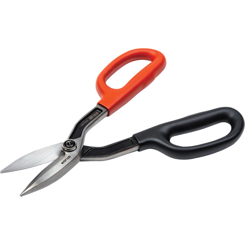 Straight Pattern Tinner Snips, 2" Cut Length, Straight Cut O-Max