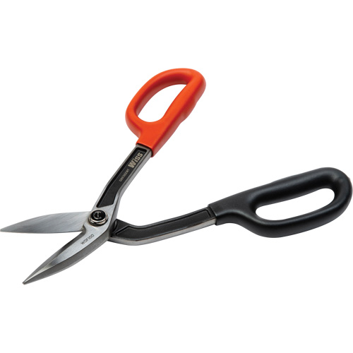 Offset Pattern Tinner Snips, 2" Cut Length, Straight Cut O-Max