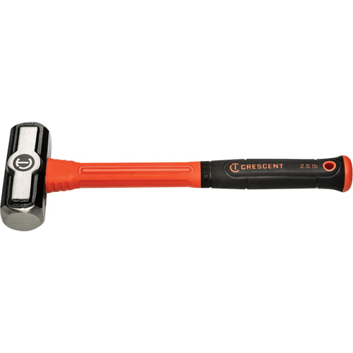 Marteau d'ing&eacute;nieur en fibre de verre, Poids de la t&ecirc;te 2.5 lb, 13-1/2" lo O-Max