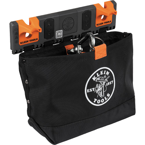 Module de poche pour quincaillerie avec crochet en S Bucket Work Centre, Nylon, 1 pochettes, Noir/Orange O-Max