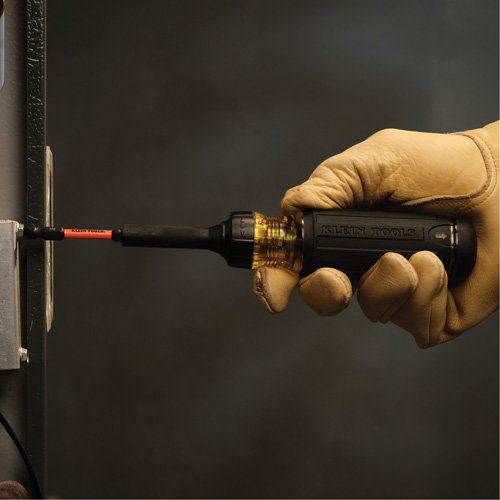 15-in-1 Ratcheting Impact-Rated Multi-Bit Torsion Zone Screwdriver, 9-1/2" L, Cushion Grip Handle O-Max