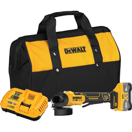 Meuleuse angulaire sans balai et sans fil MAX* XR avec XR POWERPACK, Roue de 4-1/2" - 5", 20 V O-Max
