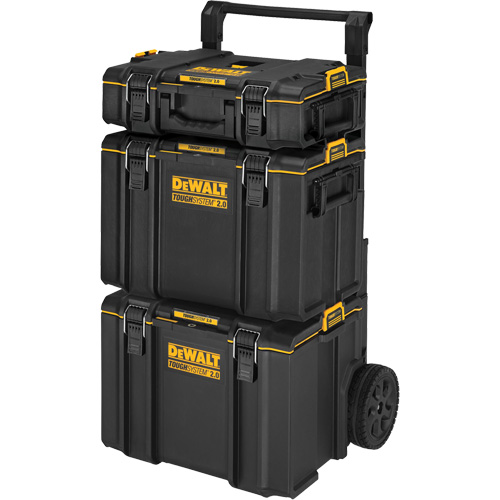 Syst&egrave;me de rangement sur roues TOUGHSYSTEM 2.0, 24" x 20-2/5" x 34-1/2", Noir/Jaune O-Max