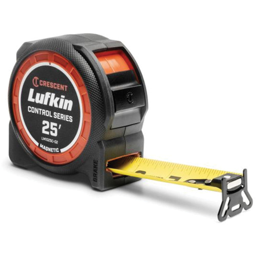 CONTROLTOUCH Magnetic Tape Measure, 1-3/16" x 25', SAE Graduations O-Max