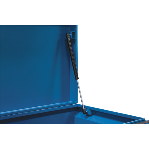 Jobsite Tool Box, 33" x 20-3/10" x 18-3/10", Steel, Blue O-Max
