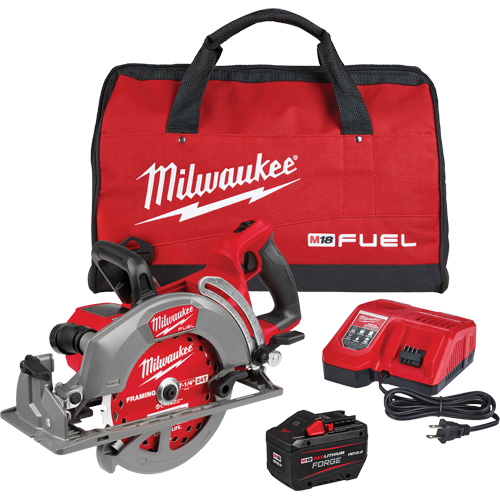 Ensemble de scie circulaire &agrave; poign&eacute;e arri&egrave;re M18Fuel, 7-1/4", 18 V O-Max