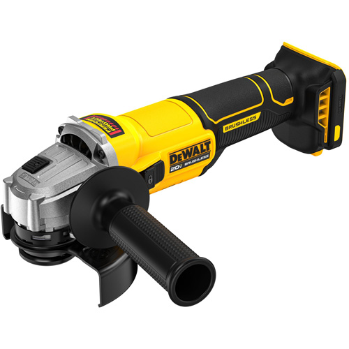 Meuleuse sans fil, sans balai &agrave; interrupteur lat&eacute;ral (outil seulement), Roue de 4-1/2", 20 V O-Max