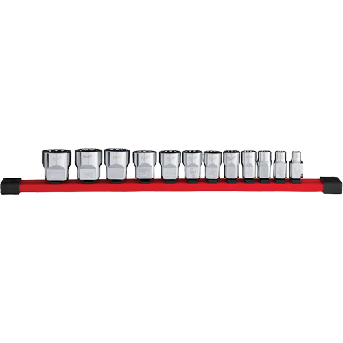 12-Point SAE Socket Set, 12 Pcs, 3/8" Drive Size O-Max