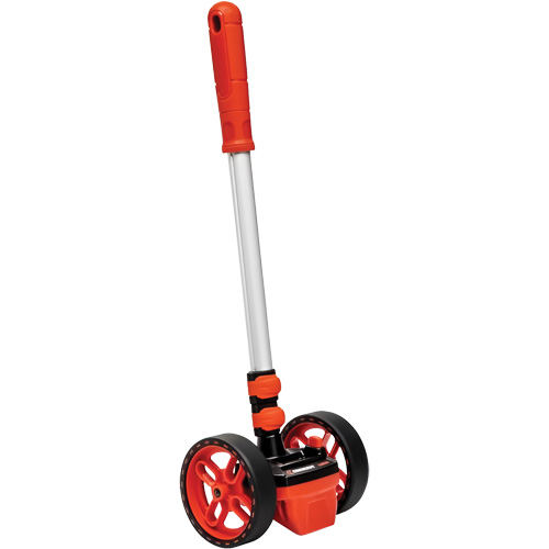 SAE Dual Wheel Measuring Wheel, 4"/10.16 cm, 9999' Range, Inches/Feet O-Max