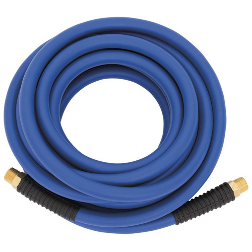 AH3850HY Hybrid Hose, Air, Polyester/Polymer, 3/8" dia. x 50', 300 psi, 1/4 NPT O-Max
