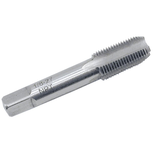 Alloy Pipe Tap, 3/8"-18, Taper, Carbide O-Max