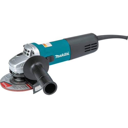 Meuleuse angulaire avec interrupteur de pouce c.a./c.c., 4-1/2", 120 V, 7,5 A, 11000 Tr/min O-Max