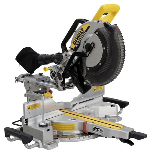Scie &agrave; onglets coulissante &agrave; deux biseaux 20V MAX XR (outil seulement) O-Max