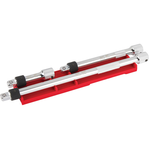 Jeu de rallonges verrouillables, Prise de 3/8", Fini Chrome, 3 M O-Max