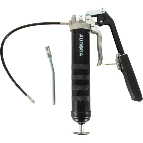 Dual Grease Gun Pistol with Lever Handle O-Max