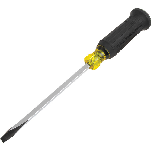 Tournevis de d&eacute;molition avec embout plat &eacute;vas&eacute;, 5/16", 12-2/5" lo, Prise Coussin&eacute;e O-Max