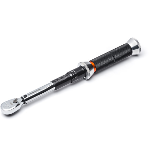 120XP Micrometer Torque Wrench, 1/4" Square Drive, 3.95 - 23.16 N.m/30 - 200 in-lbs. O-Max