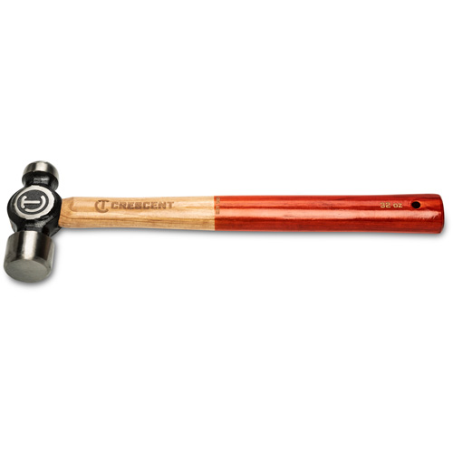Marteau &agrave; panne ronde, Poids de la t&ecirc;te 32 oz, Face Poli, Prise Bois O-Max