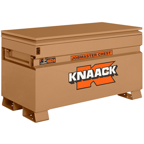 Coffre de chantier mod&egrave;le 4824 avec cadenas, 48" x 24" x 28-1/2", Acier, Havane O-Max