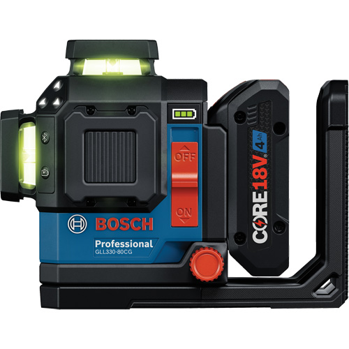 360 Connected Green-Beam Three-Plane Leveling and Alignment Laser O-Max