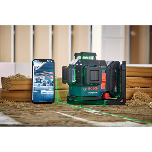 360 Connected Green-Beam Three-Plane Leveling and Alignment Laser O-Max