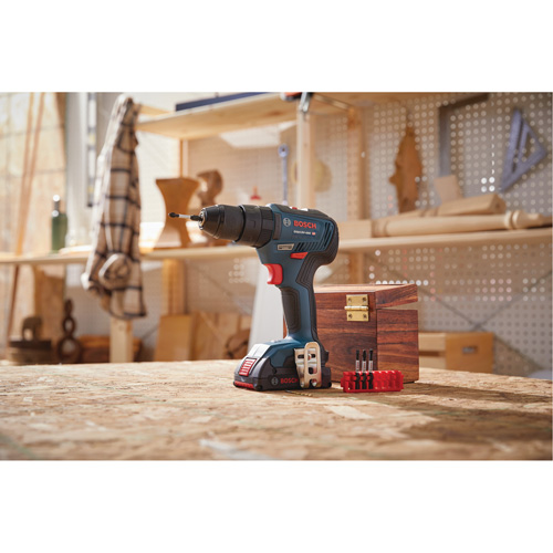 EC Brushless 1/2 In. Hammer Drill/Driver Kit, 1/2" Chuck, 18 V O-Max