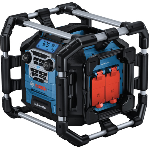 Jobsite Radio with Bluetooth&reg; 5.0 & Power Station, Lithium-Ion, 18 V O-Max