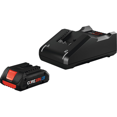 Trousse de d&eacute;part avec batterie et chargeur Advanced Power CORE18V 4 Ah, 18 V, Lithium-ion O-Max