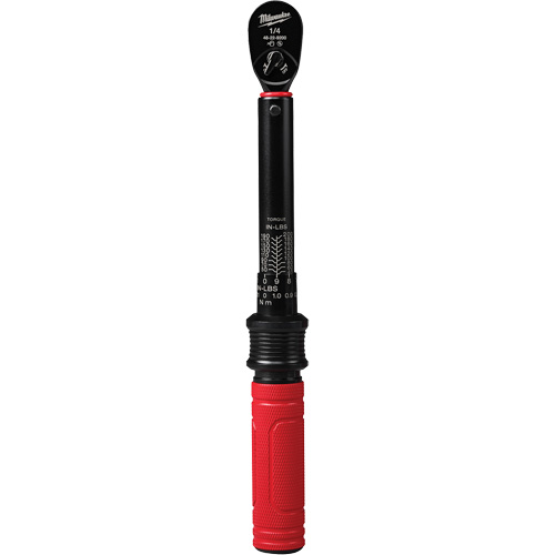 Cl&eacute; dynamom&eacute;trique, &agrave; cliquer, Entraînement 1/4" carr&eacute;, 4,5 - 22,6 Nm/40 - 200 lb-po O-Max