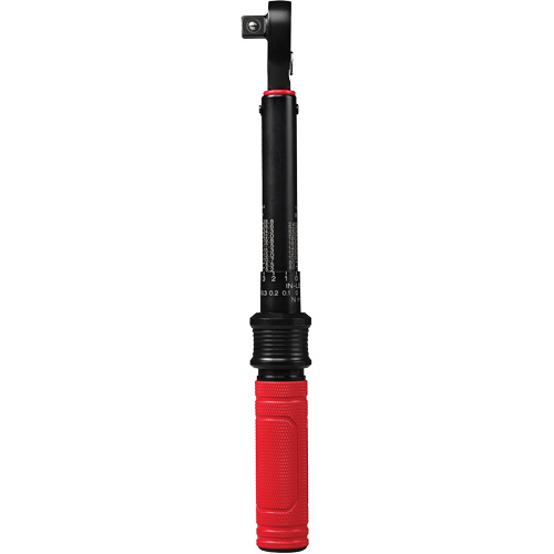 Cl&eacute; dynamom&eacute;trique, &agrave; cliquer, Entraînement 3/8" carr&eacute;, 5,6 - 28,2 Nm/50 - 250 lb-po O-Max