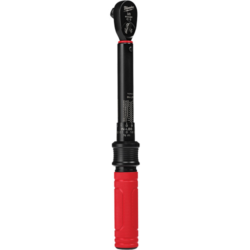 Cl&eacute; dynamom&eacute;trique, &agrave; cliquer, Entraînement 3/8" carr&eacute;, 5,6 - 28,2 Nm/50 - 250 lb-po O-Max