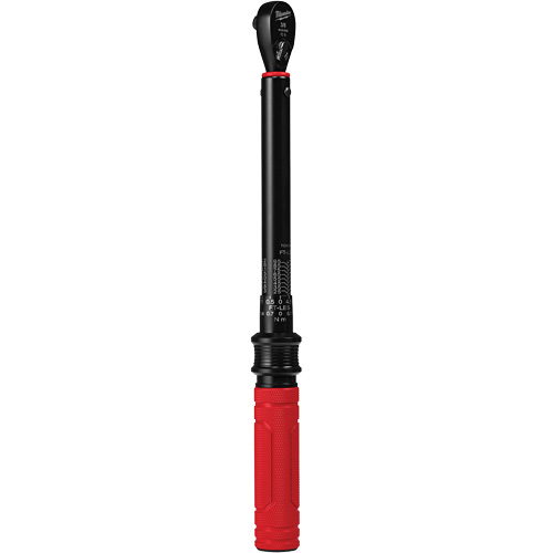 Cl&eacute; dynamom&eacute;trique, &agrave; cliquer, Entraînement 3/8" carr&eacute;, 20 - 100 lb-po/27,1 - 135,6 Nm O-Max
