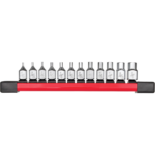 Long SAE Bit Socket Set, Hex, 1/4" Drive, 12 Pcs O-Max