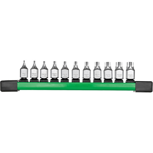 Low-Profile Bit Socket Set, Torx&reg;, 1/4" Drive, 11 Pcs O-Max