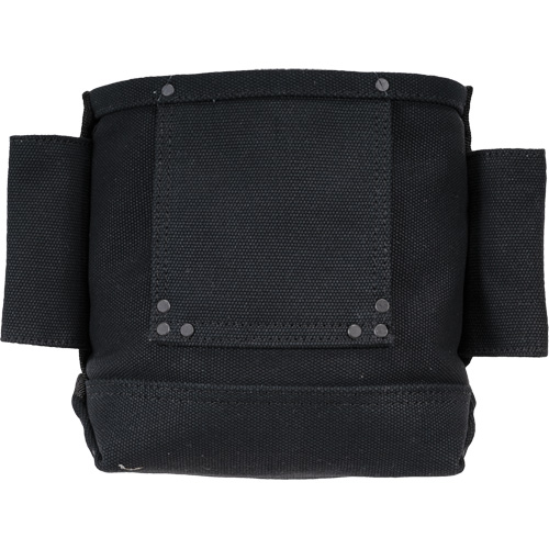 Sac Phantom pour &eacute;crous et boulons avec 2 manchons, Toile, 3 pochettes, Noir O-Max