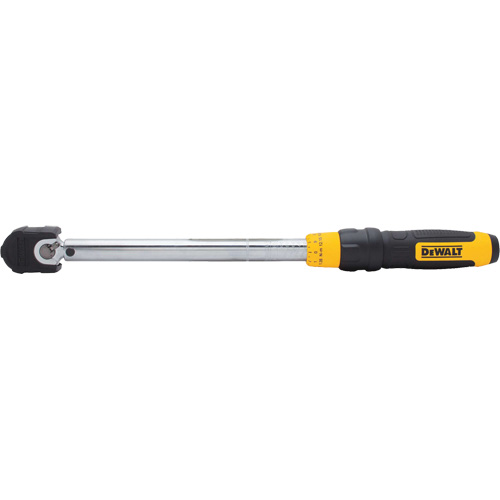Cl&eacute; dynamom&eacute;trique &agrave; microm&egrave;tre, &agrave; cliquer, Entraînement 3/8" carr&eacute;, 20 - 100 lb-pi/27,11-135. 58 N.m O-Max