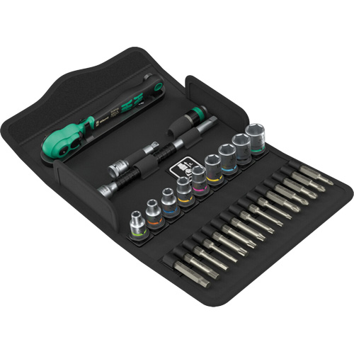 Jeu de cl&eacute; &agrave; cliquet SA 14 Zyklop Comfort avec levier dinversion, 28 Mcx, Prise de 1/4" O-Max