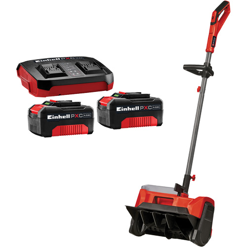 36V Cordless Snow Shovel Kit with Batteries and Charger, 16" (40.64 cm) Wide O-Max