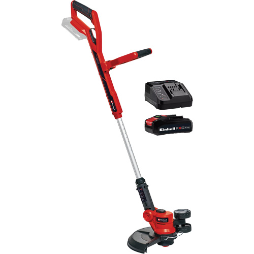 Cordless Telescopic String Trimmer with 2.5Ah Battery & Charger Starter Kit, 12", Battery Powered, 18 V O-Max