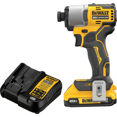 Ensemble de tournevis &agrave; chocs sans fil et sans balai, 1/4", 1700 lb-po Couple max., 20 V, Lithium-ion O-Max