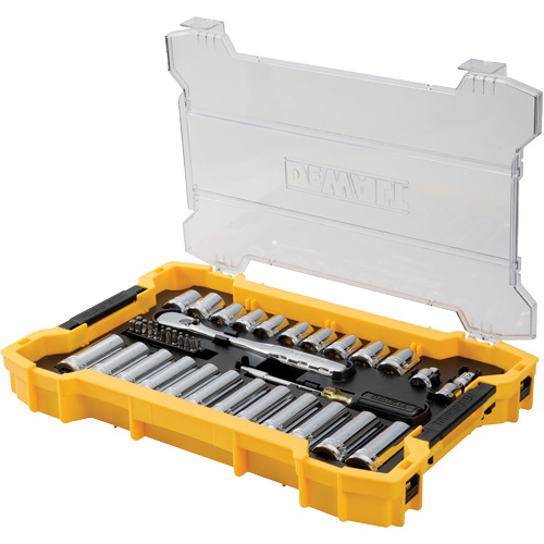 3/8" & 1/2" Mechanic's Tool Set with TOUGHSYSTEM&reg; 2.0 Tray & Lid O-Max