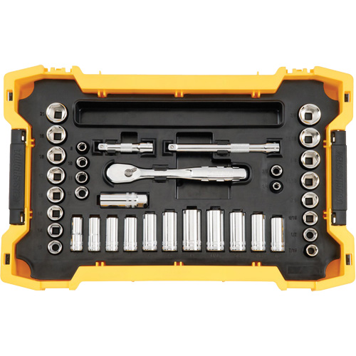 3/8" & 1/2" Mechanic's Tool Set with TOUGHSYSTEM&reg; 2.0 Tray & Lid O-Max