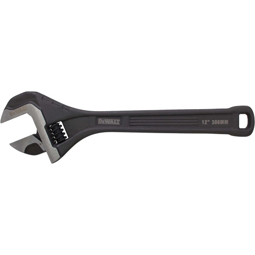 Cl&eacute; &agrave; molette enti&egrave;rement en acier, 12" lo, Noir/Ordinaire O-Max